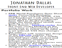 Tablet Screenshot of jonathandallas.com